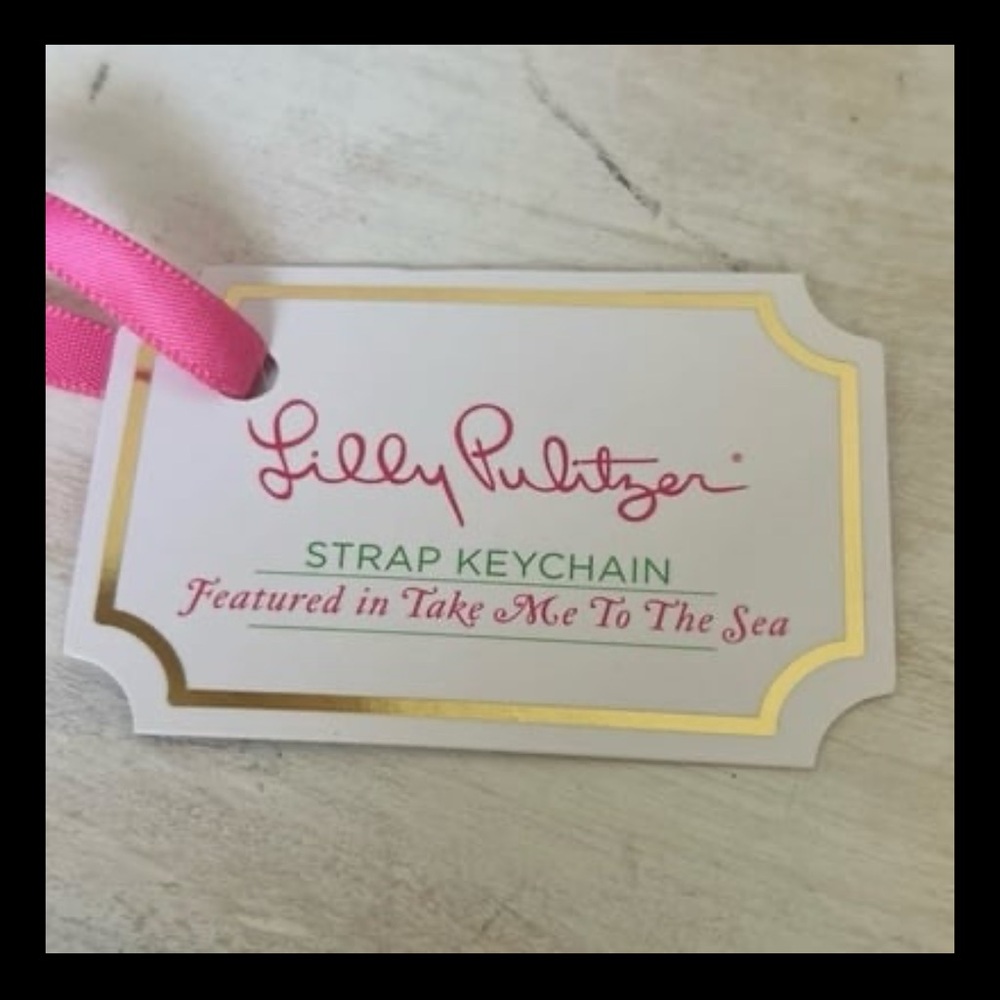 ⚡️Lily Pulitzer Strap Keychain - Picture 3 of 4